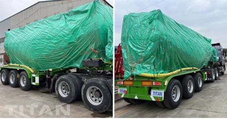 Tri Axle Bulk Cement Trailer will be sent to Tanzania