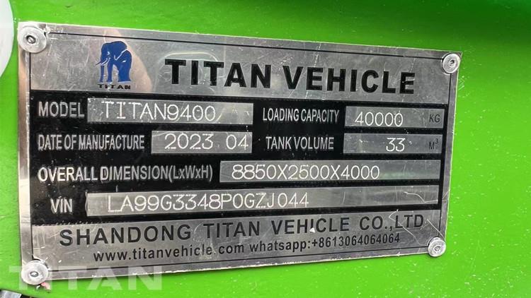 Tri Axle Bulk Cement Trailer for Sale in Tanzania