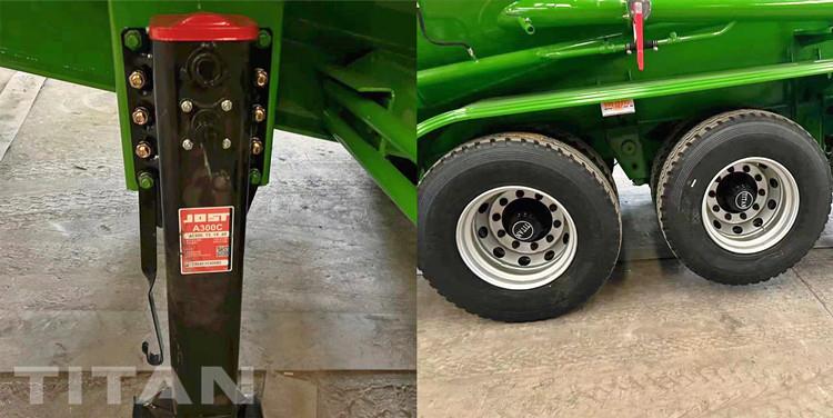 Tri Axle Bulk Cement Trailer for Sale in Tanzania