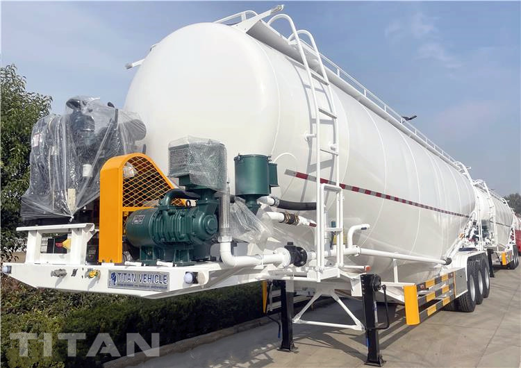 45CBM Bulk Cement Tanker Trailer for Sale in Ethiopia
