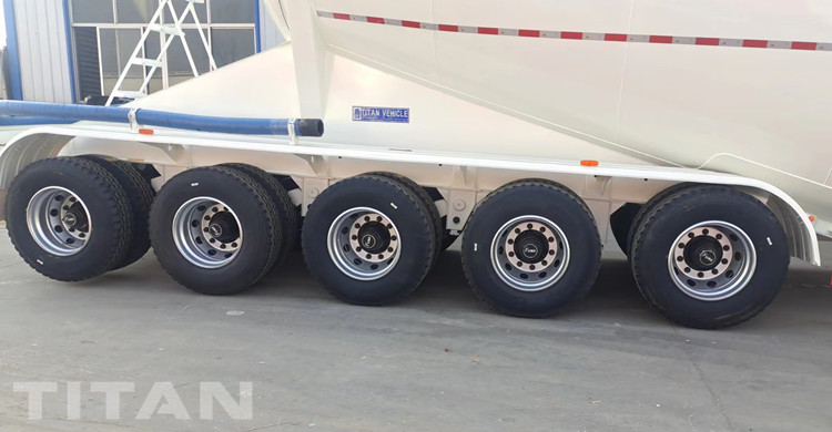 5 Axle Cement Bulker Capacity 70 Tons for Sale in Sudan