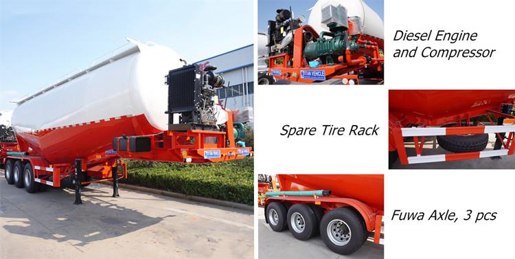 Dry Bulk Cement Tanker Trailer for Sale in Jamaica