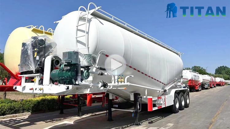 Dry Bulk Cement Tanker Trailer for Sale Manufacturers