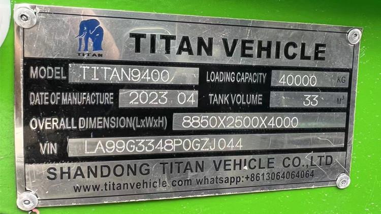 33cbm Pneumatic Bulk Cement Tanker Trailer Truck