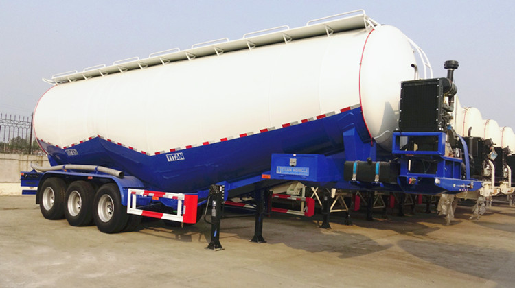 50m3 W Type Cement Bulker for Sale - TITAN Vehicle