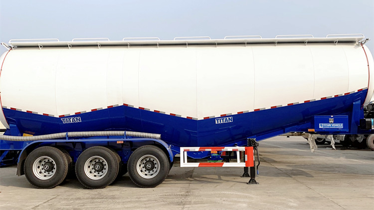 50m3 W Type Cement Bulker for Sale - TITAN Vehicle