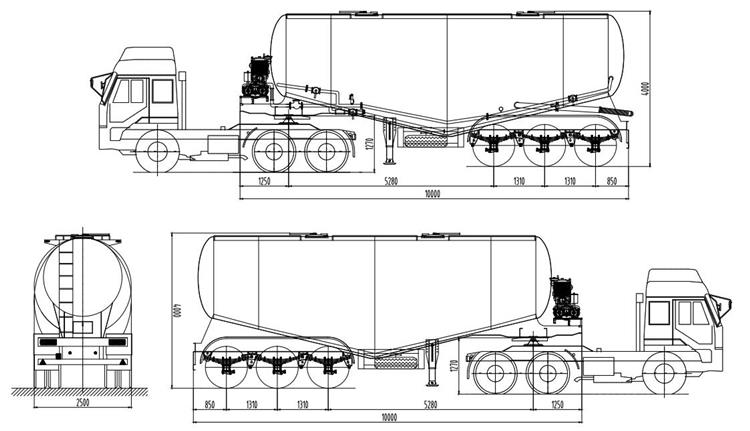 50 Ton Cement Bulker Truck Price in Uruguay