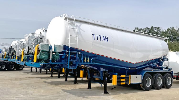 3 Axle 45cbm Bulk Cement Tanker Price in Ethiopia