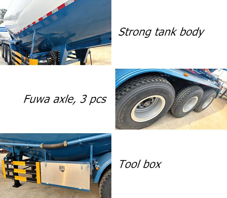 Bulk Cement Carrier Semi Trailer for Sale in Zambia
