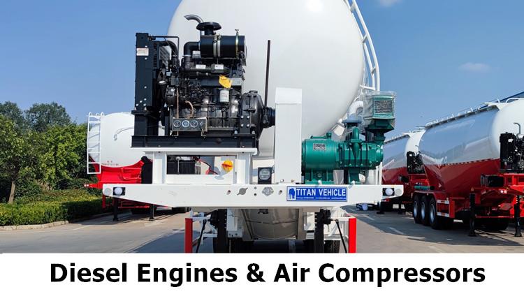 Bulk Cement Tanker Trailer for Sale Manufacturers