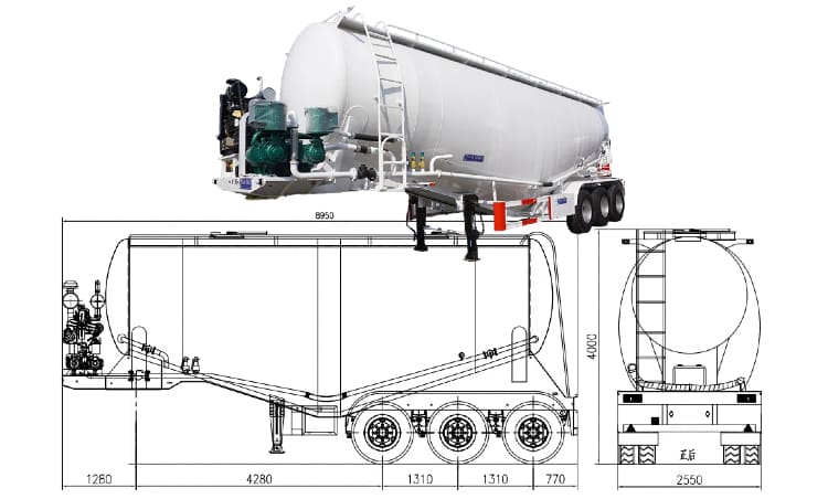 35 CBM Bulk Cement Tanker for Sale in Guam