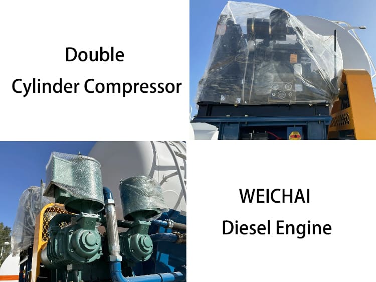 Tri Axle Cement Tanker Trailer Price in Guam