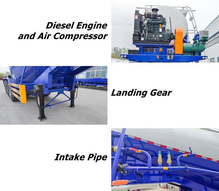 42cbm Cement Bulker Trailer Truck Price in Guyana