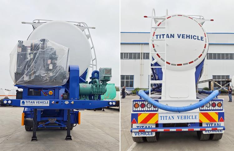 4 Axle Bulk Cement Tanker Truck Trailer for Sale in Guyana