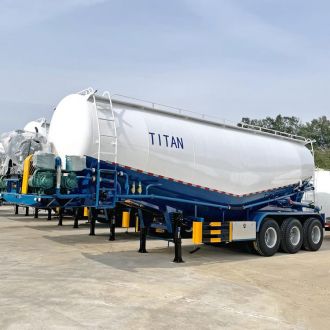 3 Axle 45cbm Bulk Cement Tanker
